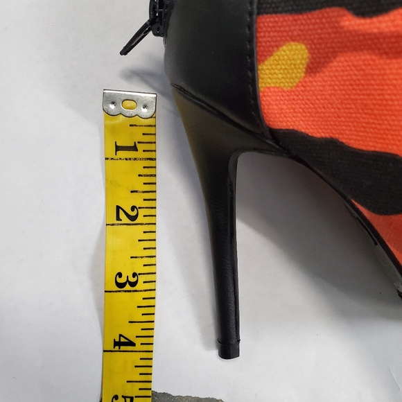 Orange Camo Ankle Bootie - Picture 4 of 4